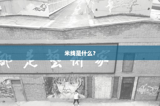 米线是什么？