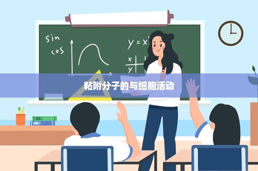 粘附分子的与细胞活动