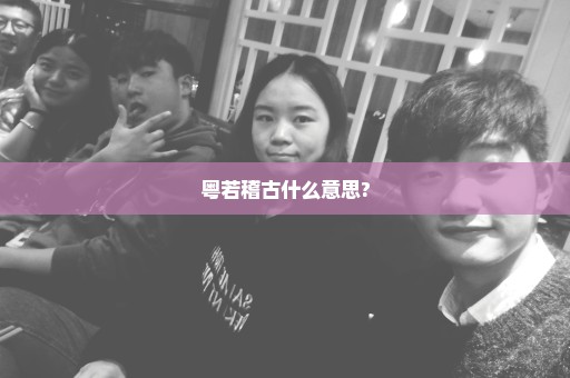 粤若稽古什么意思?