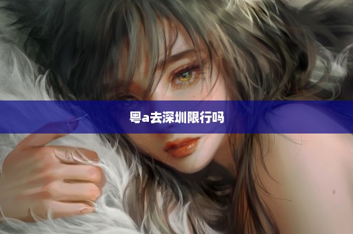 粤a去深圳限行吗