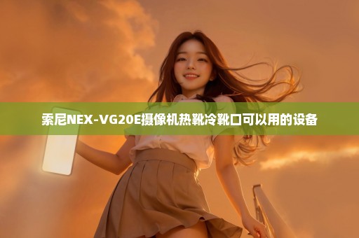 索尼NEX-VG20E摄像机热靴冷靴口可以用的设备