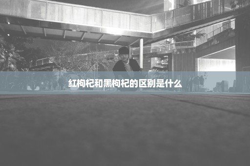 红枸杞和黑枸杞的区别是什么