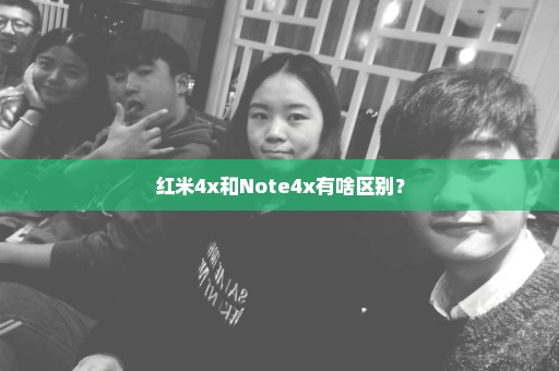 红米4x和Note4x有啥区别？