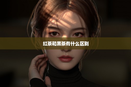 红茶和黑茶有什么区别