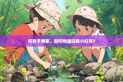 纯新手商家，如何快速玩转小红书？