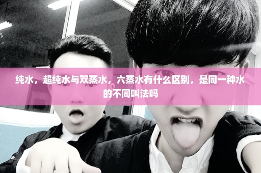 纯水，超纯水与双蒸水，六蒸水有什么区别，是同一种水的不同叫法吗