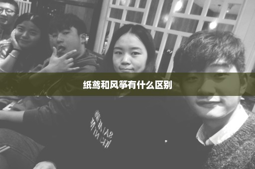 纸鸢和风筝有什么区别