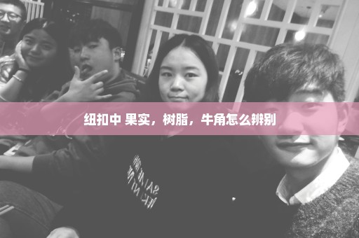 纽扣中 果实，树脂，牛角怎么辨别