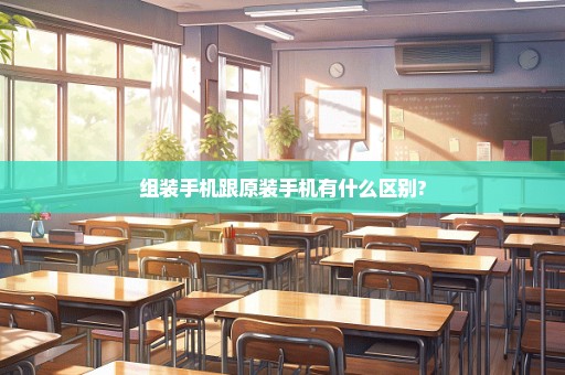 组装手机跟原装手机有什么区别?