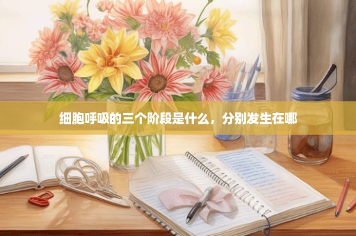 细胞呼吸的三个阶段是什么，分别发生在哪