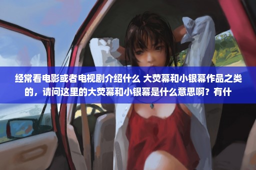 经常看电影或者电视剧介绍什么 大荧幕和小银幕作品之类的，请问这里的大荧幕和小银幕是什么意思啊？有什