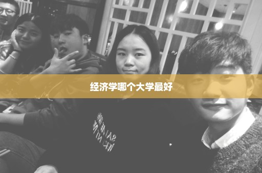 经济学哪个大学最好