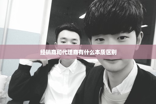 经销商和代理商有什么本质区别