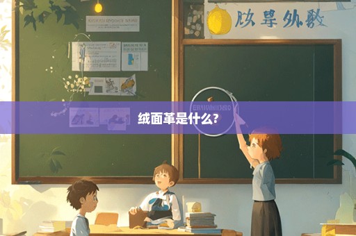 绒面革是什么?