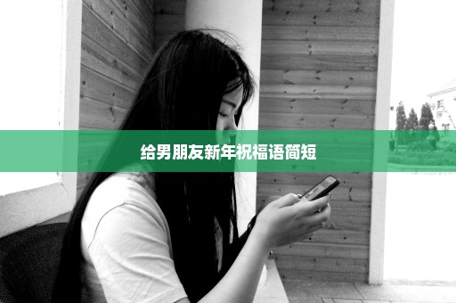 给男朋友新年祝福语简短