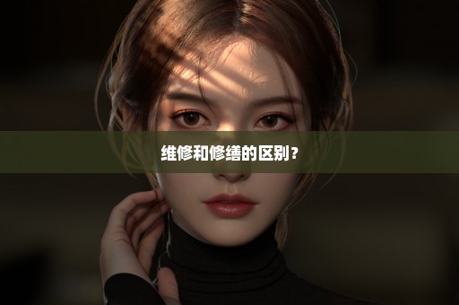 维修和修缮的区别？