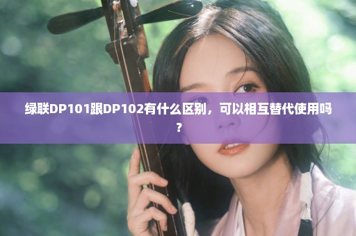 绿联DP101跟DP102有什么区别，可以相互替代使用吗？