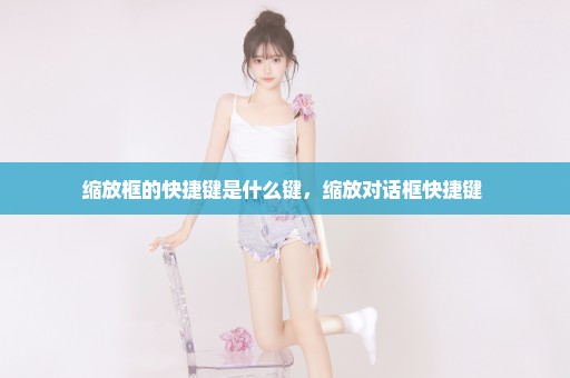 缩放框的快捷键是什么键，缩放对话框快捷键 