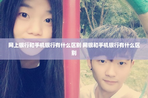 网上银行和手机银行有什么区别 网银和手机银行有什么区别