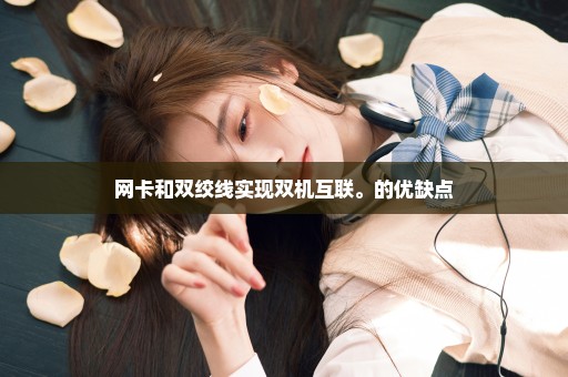 网卡和双绞线实现双机互联。的优缺点