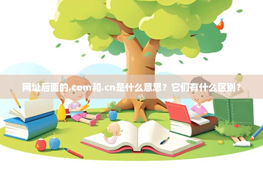 网址后面的.com和.cn是什么意思？它们有什么区别？