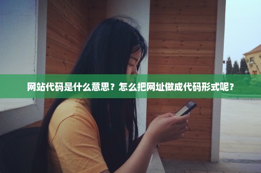 网站代码是什么意思？怎么把网址做成代码形式呢？