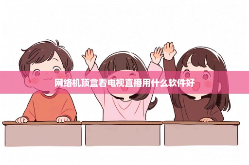网络机顶盒看电视直播用什么软件好