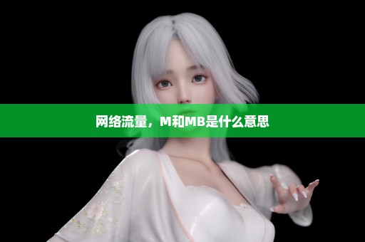 网络流量，M和MB是什么意思