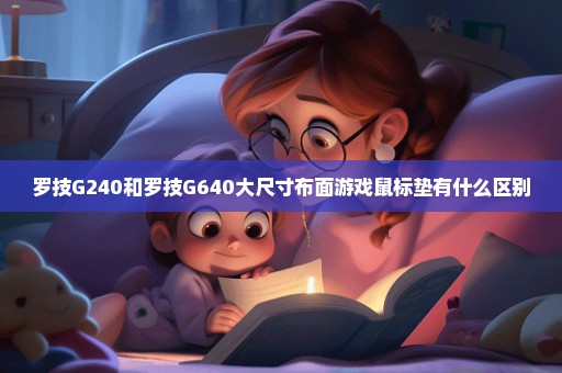 罗技G240和罗技G640大尺寸布面游戏鼠标垫有什么区别
