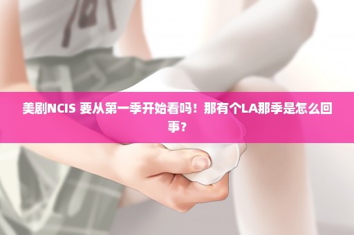 美剧NCIS 要从第一季开始看吗！那有个LA那季是怎么回事？