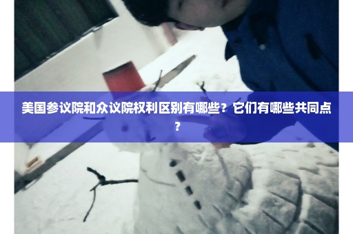 美国参议院和众议院权利区别有哪些？它们有哪些共同点？