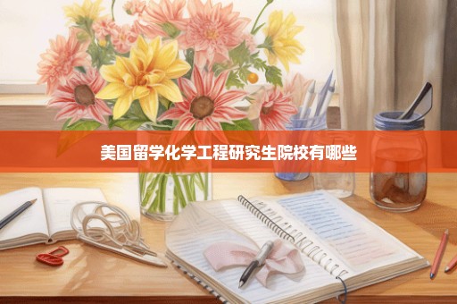 美国留学化学工程研究生院校有哪些