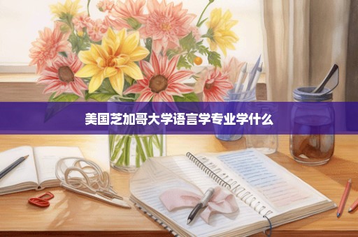 美国芝加哥大学语言学专业学什么