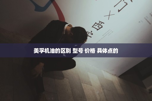 美孚机油的区别 型号 价格 具体点的