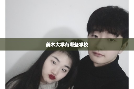 美术大学有哪些学校