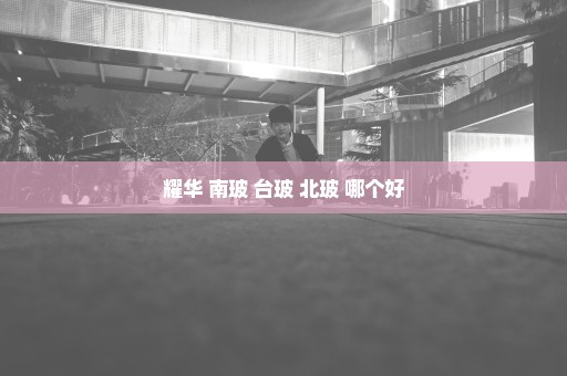 耀华 南玻 台玻 北玻 哪个好