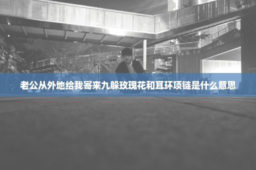 老公从外地给我寄来九躲玫瑰花和耳环项链是什么意思