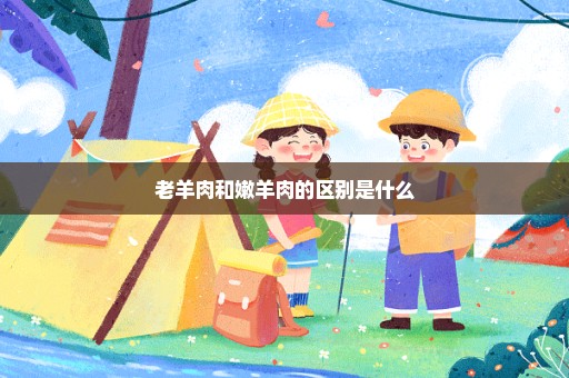 老羊肉和嫩羊肉的区别是什么