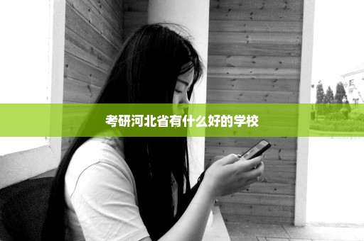 考研河北省有什么好的学校