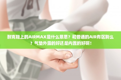 耐克鞋上的AIRMAX是什么意思？和普通的AIR有区别么？气垫外露的好还是内置的好啊！