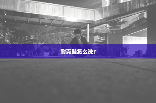 耐克鞋怎么洗?