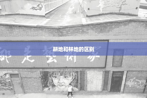 耕地和林地的区别