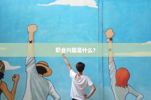 职业兴趣是什么？