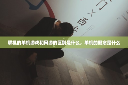 联机的单机游戏和网游的区别是什么，单机的概念是什么