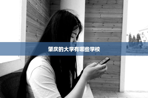 肇庆的大学有哪些学校