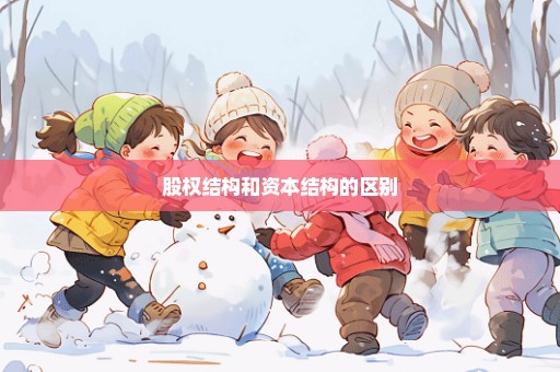股权结构和资本结构的区别