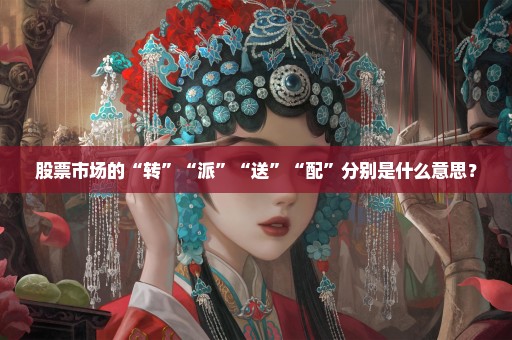 股票市场的“转”“派”“送”“配”分别是什么意思？