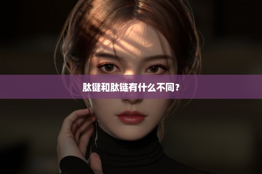 肽键和肽链有什么不同？