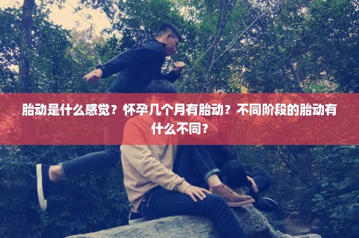 胎动是什么感觉？怀孕几个月有胎动？不同阶段的胎动有什么不同？