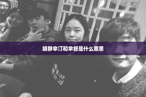 胡静拿汀和拿督是什么意思